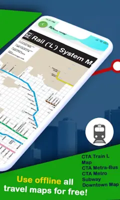 Chicago CTA Train Bus Tracker android App screenshot 0