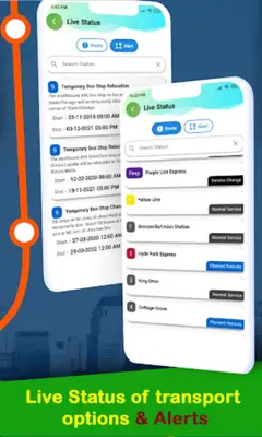 Chicago CTA Train Bus Tracker android App screenshot 3